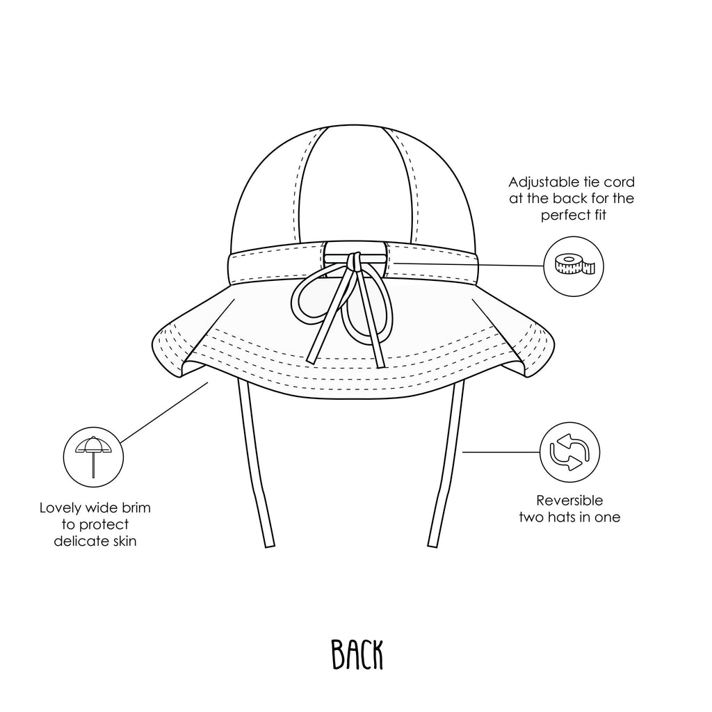 Doughnut Reversible Sun Hat - Acorn Kids Accessories