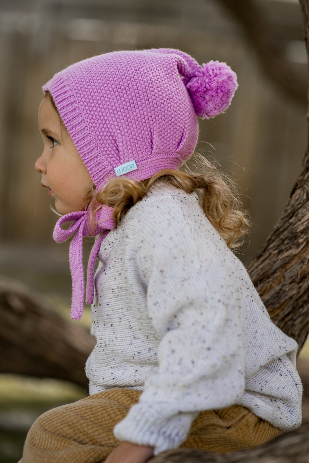 Elfin Beanie Lilac - Acorn Kids Accessories