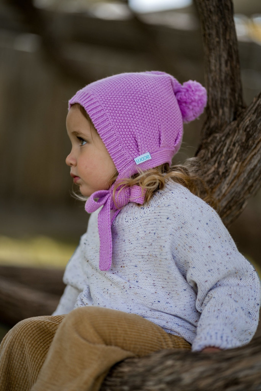 Elfin Beanie Lilac - Acorn Kids Accessories