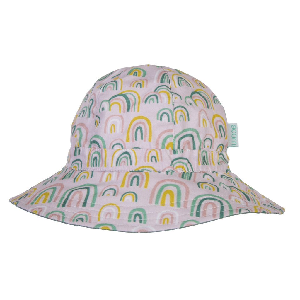 Falling Rainbow Floppy Hat - Acorn Kids Accessories