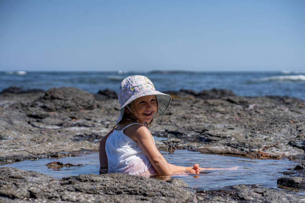 Falling Rainbow Floppy Hat - Acorn Kids Accessories