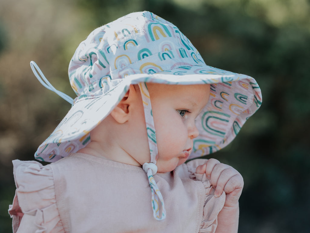Falling Rainbows Baby Sun Hat - Acorn Kids Accessories