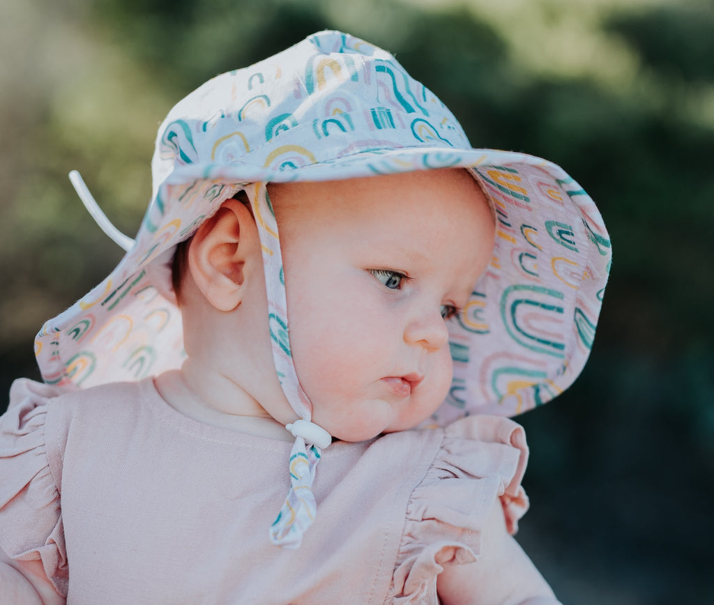 Falling Rainbows Baby Sun Hat - Acorn Kids Accessories