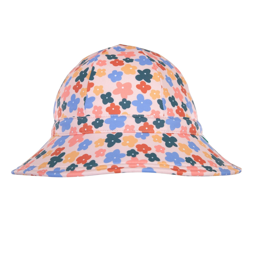 Flower Fields Wide Brim Swim Hat - Acorn Kids Accessories