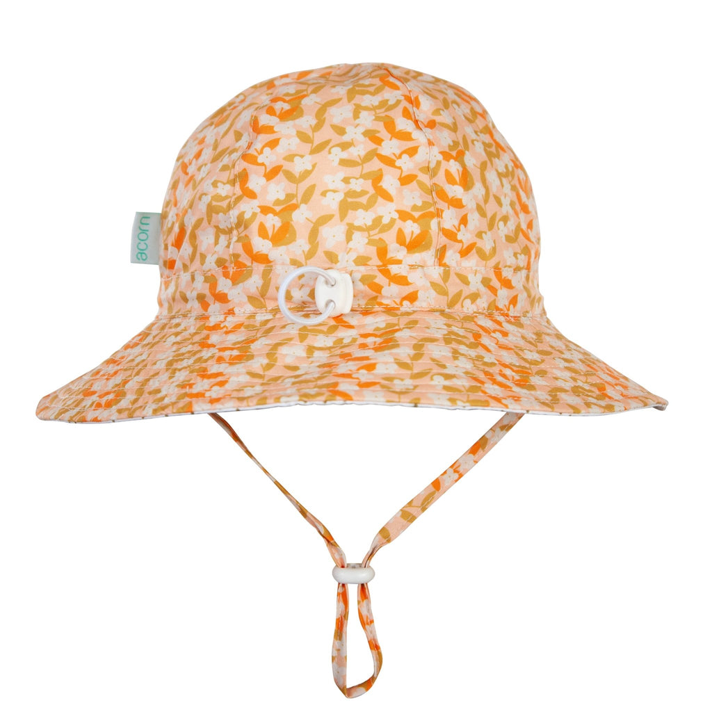 Flower Vines Wide Brim Sunhat - Acorn Kids Accessories