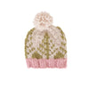 Forest Beanie Green and Pink - Acorn Kids Accessories