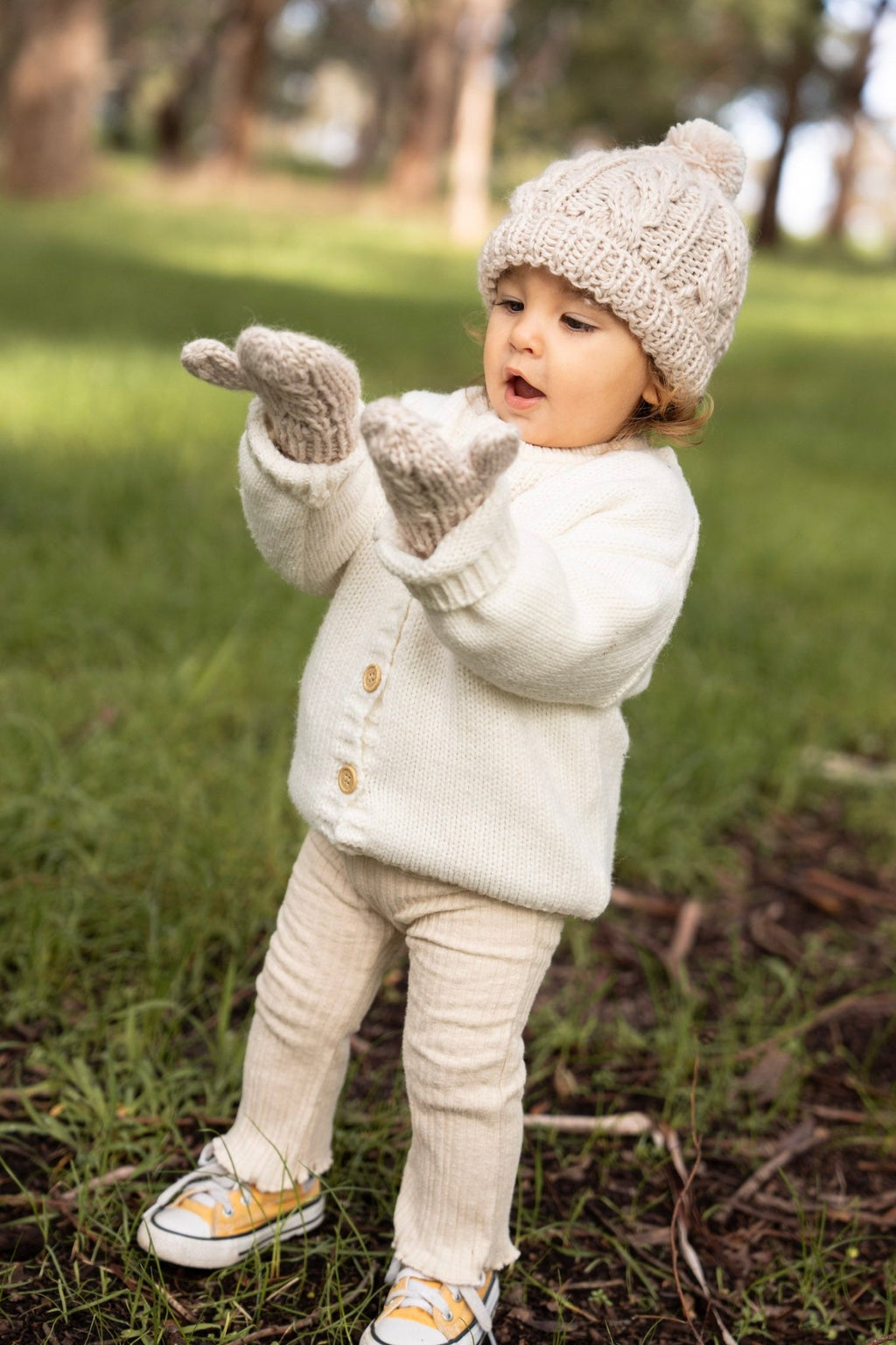 Free Spirit Mittens Natural - Acorn Kids Accessories