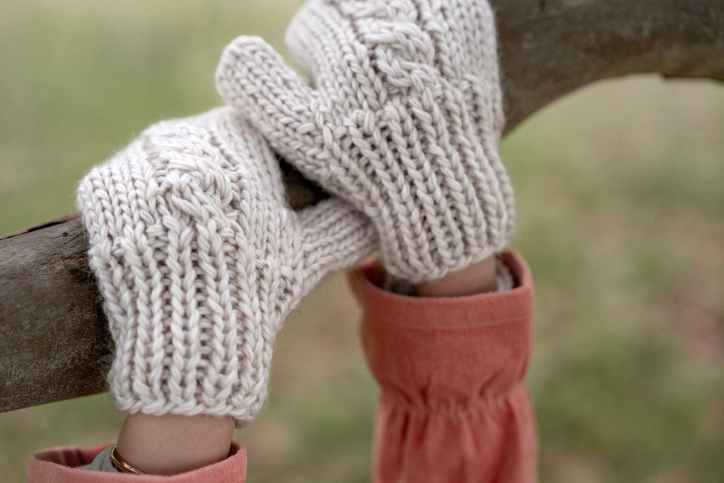 Free Spirit Mittens Natural - Acorn Kids Accessories