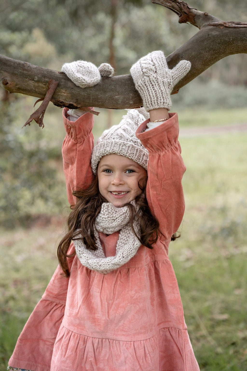 Free Spirit Mittens Natural - Acorn Kids Accessories