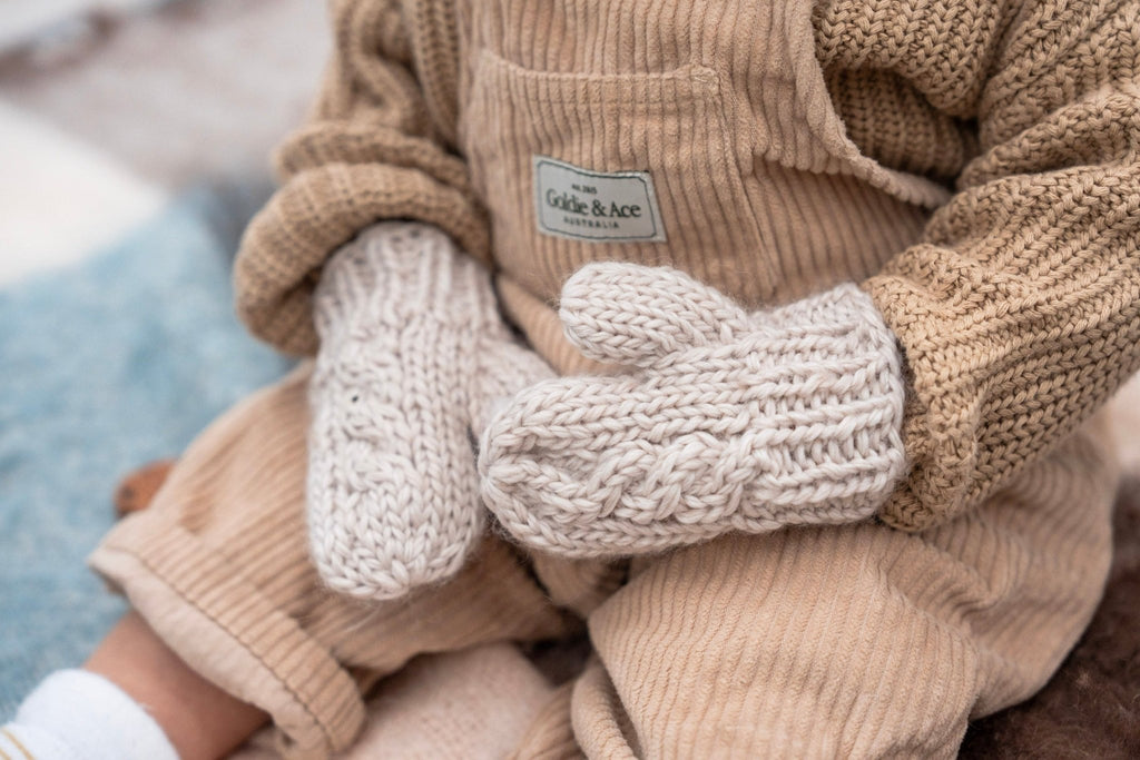Free Spirit Mittens Natural - Acorn Kids Accessories