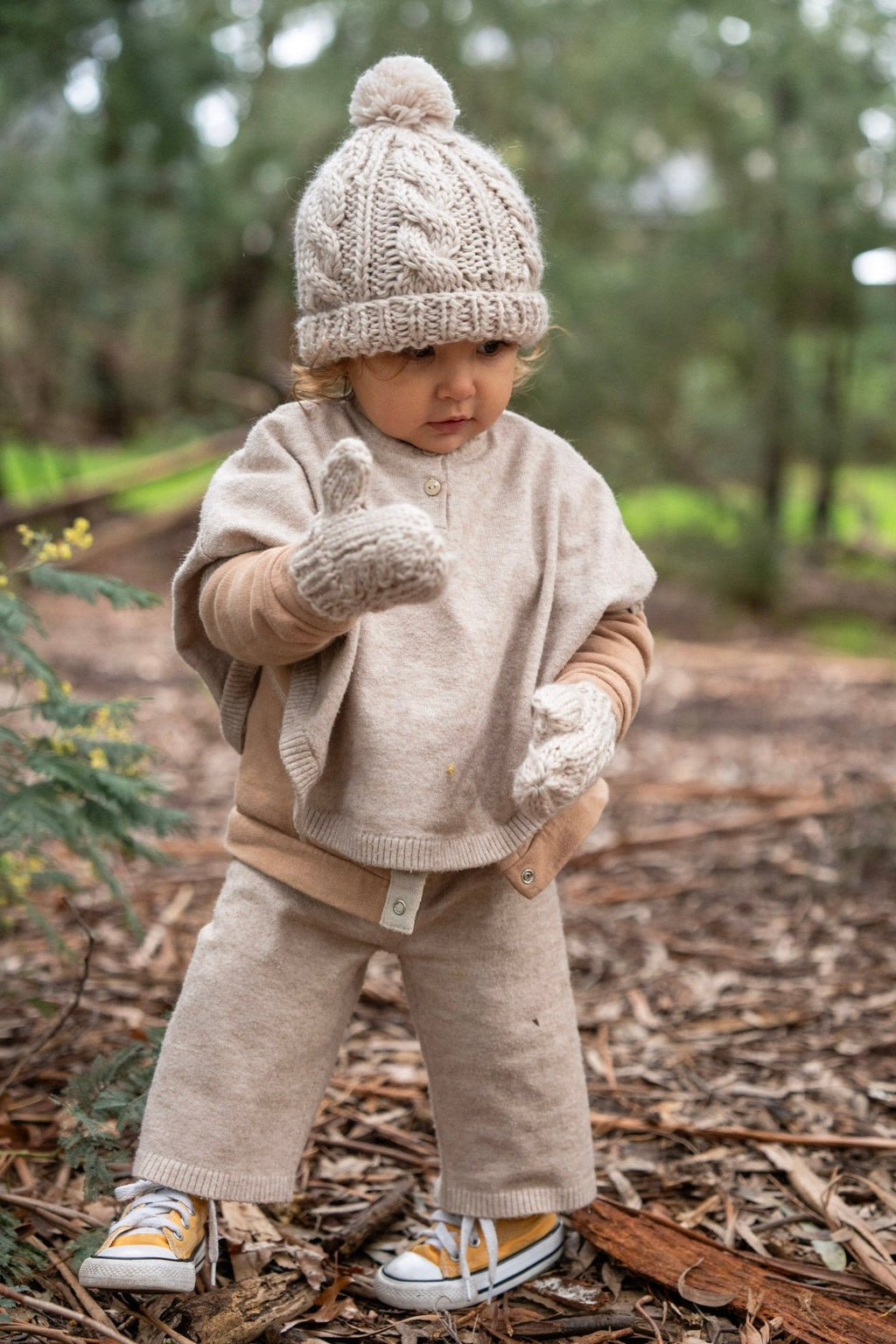 Free Spirit Mittens Natural - Acorn Kids Accessories
