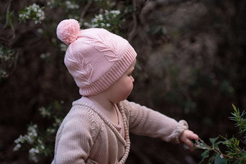 Garden Beanie Pink - Acorn Kids Accessories