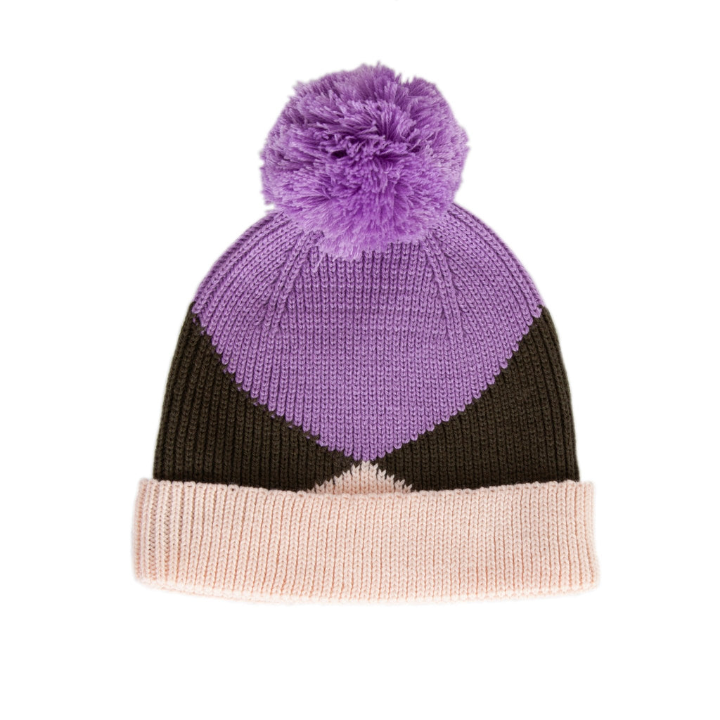 Hidden Valley Merino Beanie Lilac - Acorn Kids Accessories