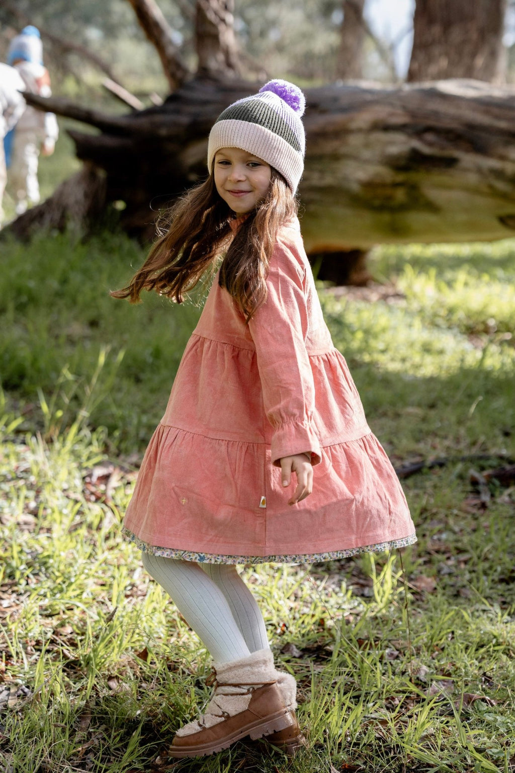 Hidden Valley Merino Beanie Lilac - Acorn Kids Accessories