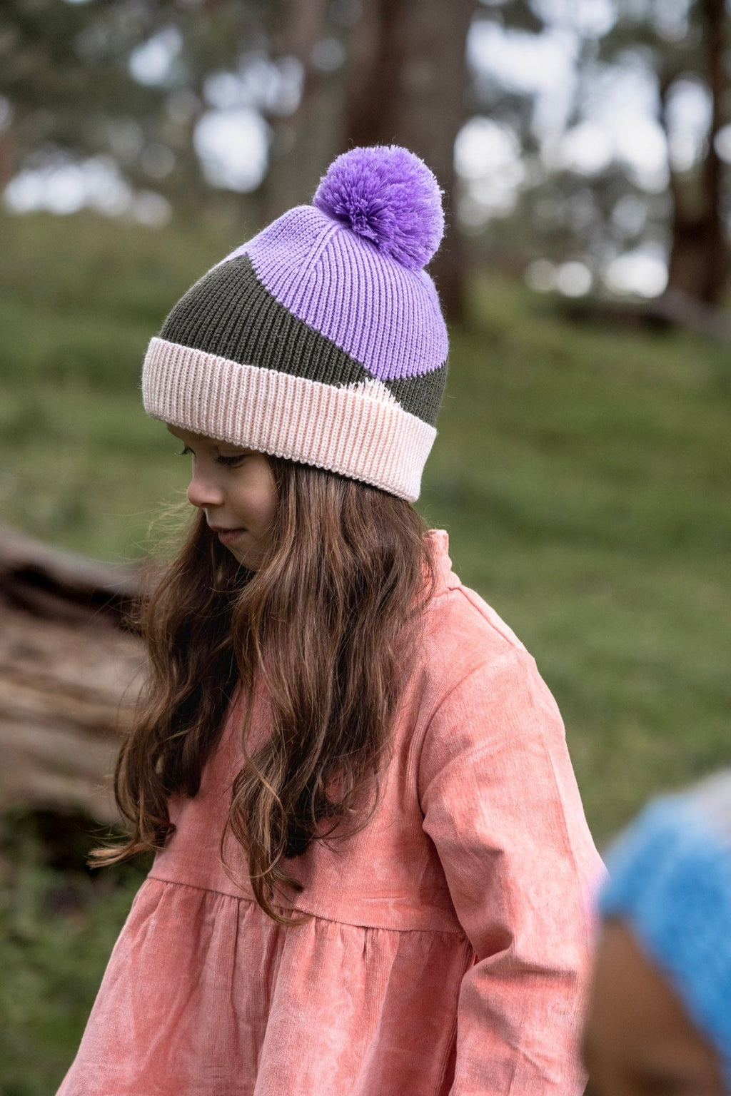 Hidden Valley Merino Beanie Lilac - Acorn Kids Accessories