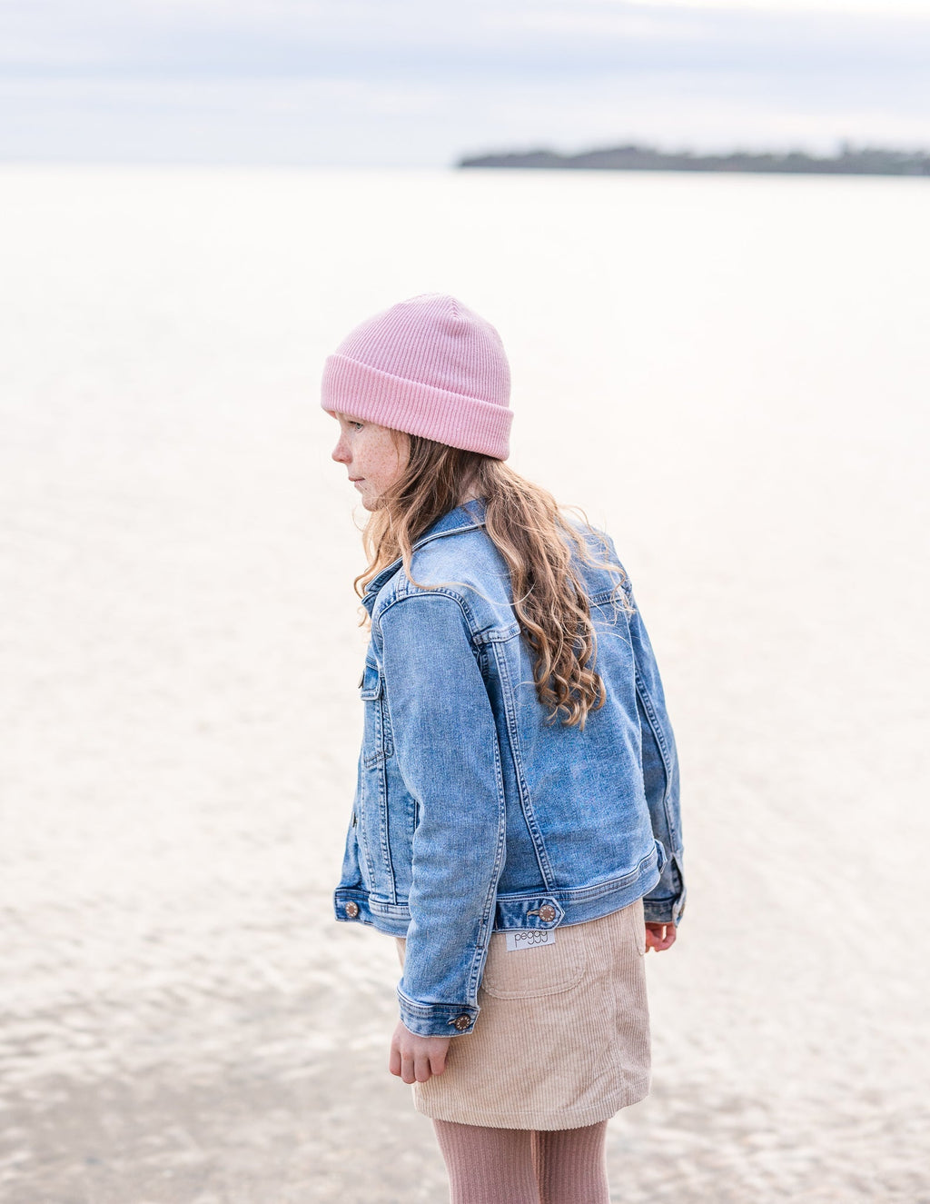 Hipster Merino Beanie Pink - Acorn Kids Accessories
