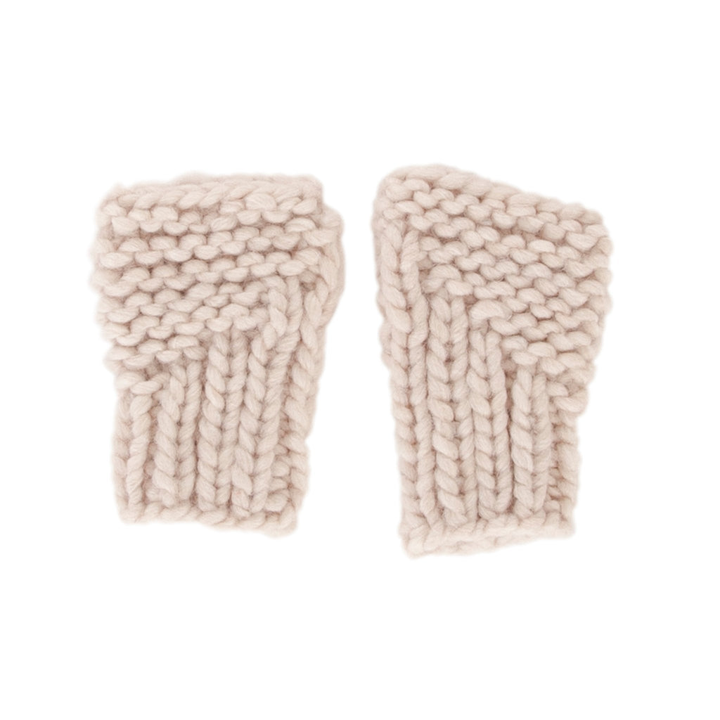 Journey Fingerless Mittens Oatmeal - Acorn Kids Accessories