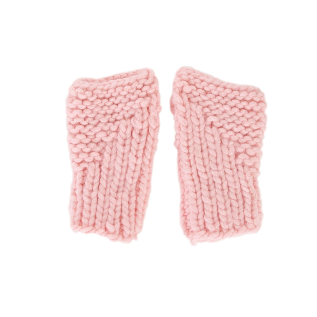 Journey Fingerless Mittens Pink - Acorn Kids Accessories