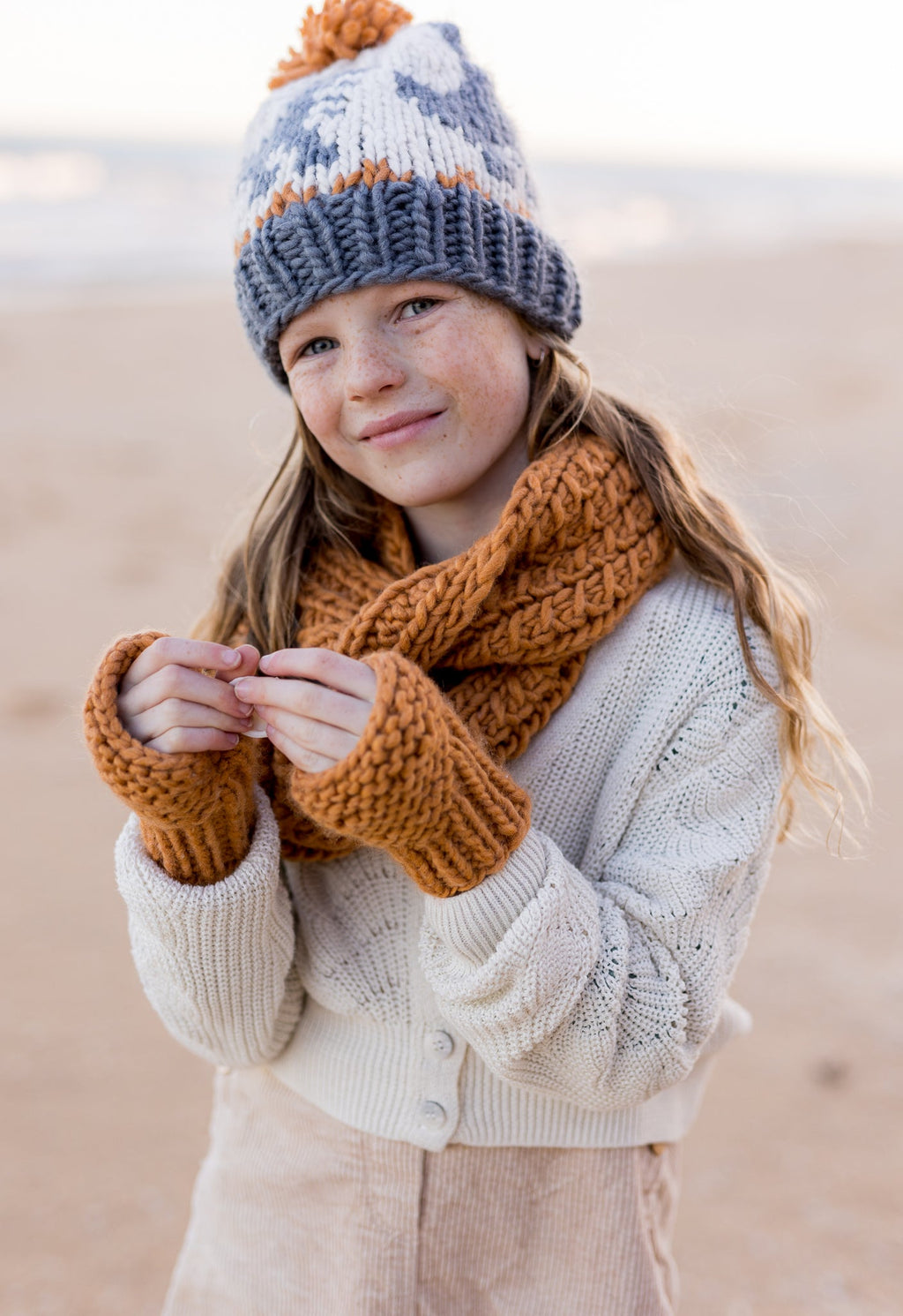 Journey Infinity Scarf Caramel - Acorn Kids Accessories