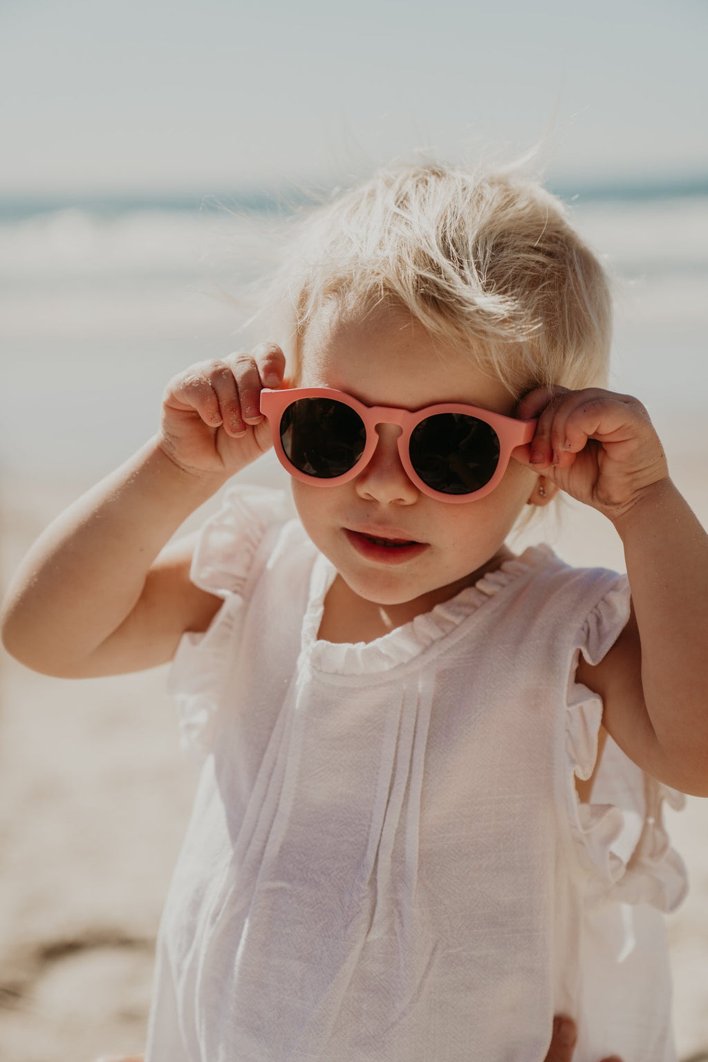 Kids Eco Sunglasses - Coral Pink - Acorn Kids Accessories