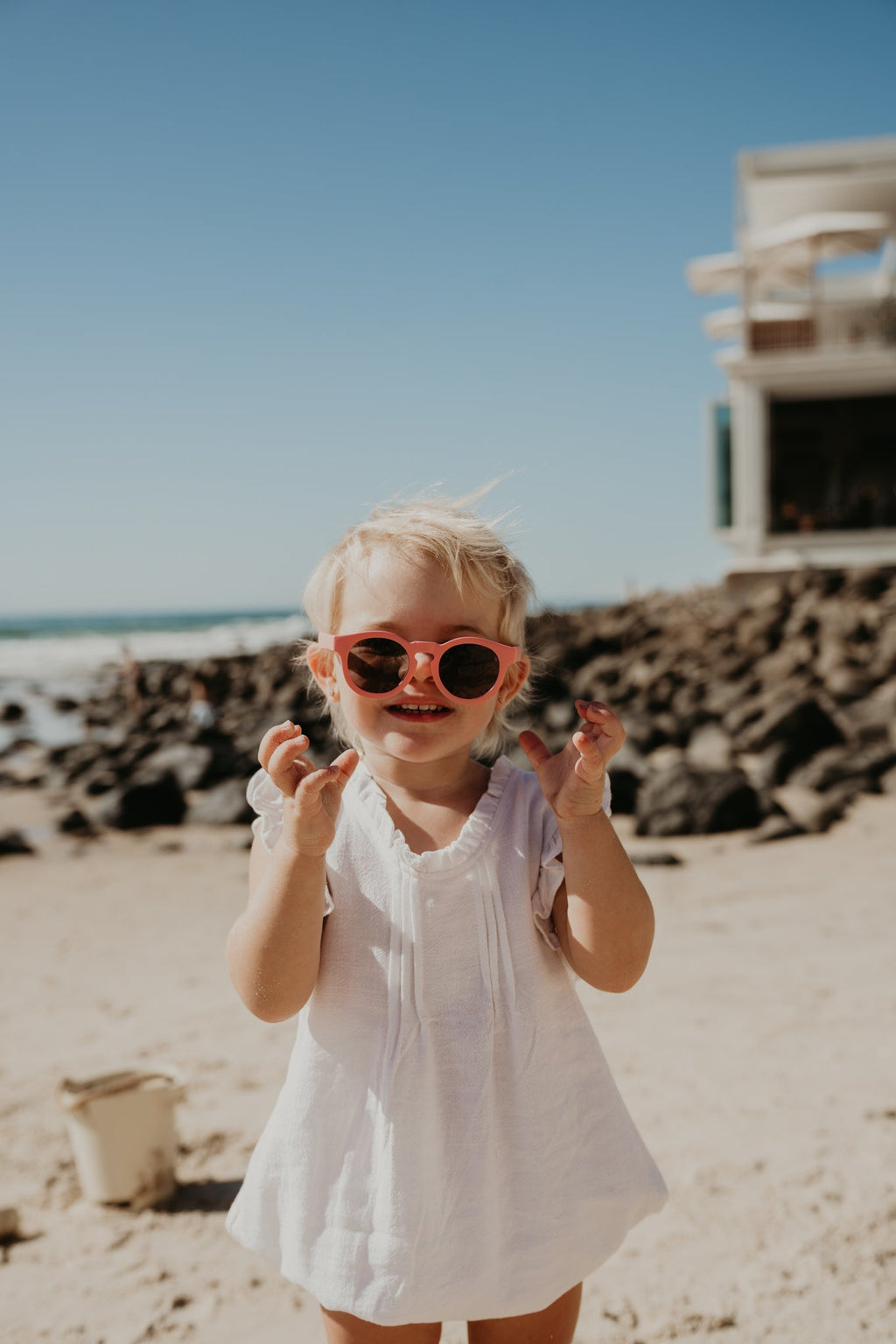 Kids Eco Sunglasses - Coral Pink - Acorn Kids Accessories