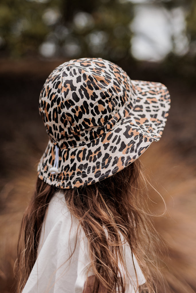 Leopard Floppy Sun Hat - Acorn Kids Accessories