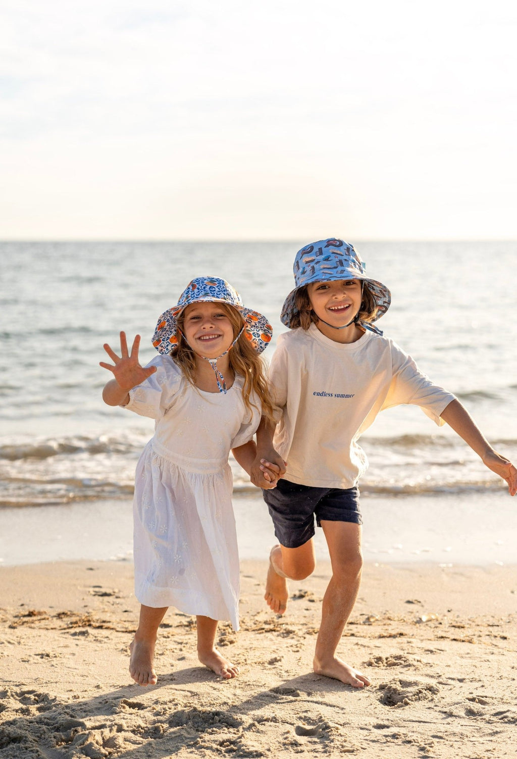 Let's Hit The Road Wide Brim Bucket Hat - Acorn Kids Accessories