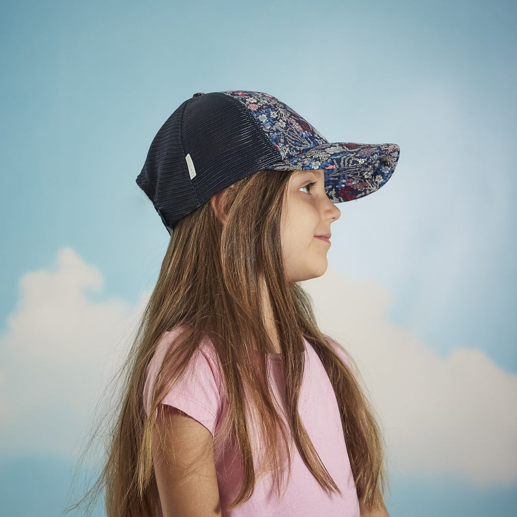 Marina Floral Trucker Hat - Acorn Kids Accessories