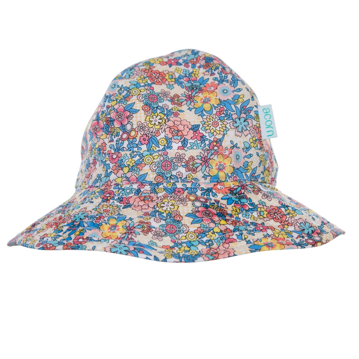 Personalized Baby Bucket Hat - Custom Name Engraved, UPF 50+ Sun Protection, Adjustable Chin Strap, For Boys & Girls 0-12 Years (Multicolor)