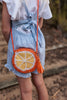 Orange Straw Bag - Acorn Kids Accessories