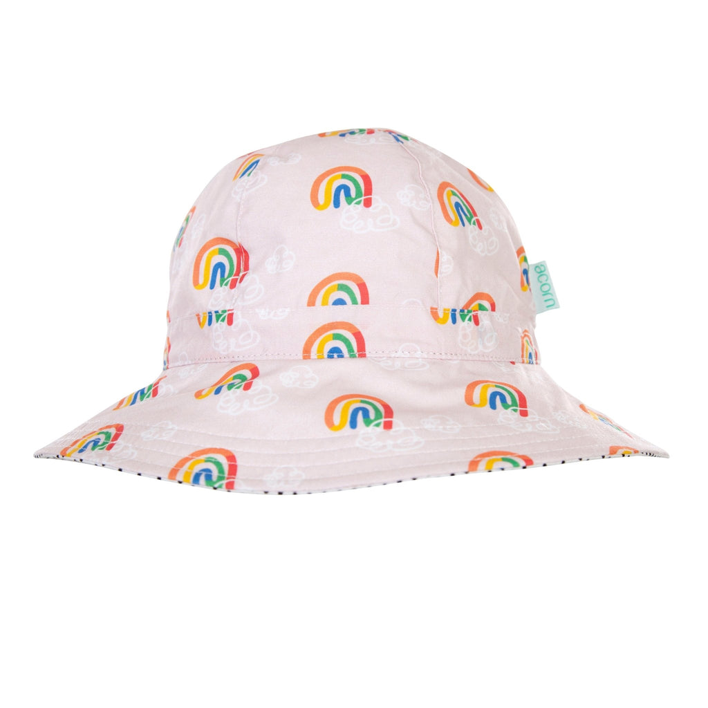 Rainbow Squiggle Floppy Sun Hat Acorn Kids Sun Hats Acorn Kids