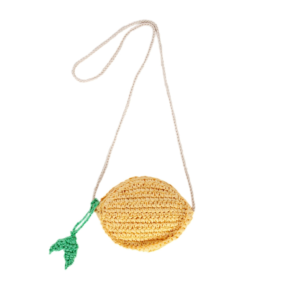 Ravello Lemon Straw Bag - Acorn Kids Accessories