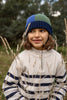River Merino Beanie Blue and Green - Acorn Kids Accessories