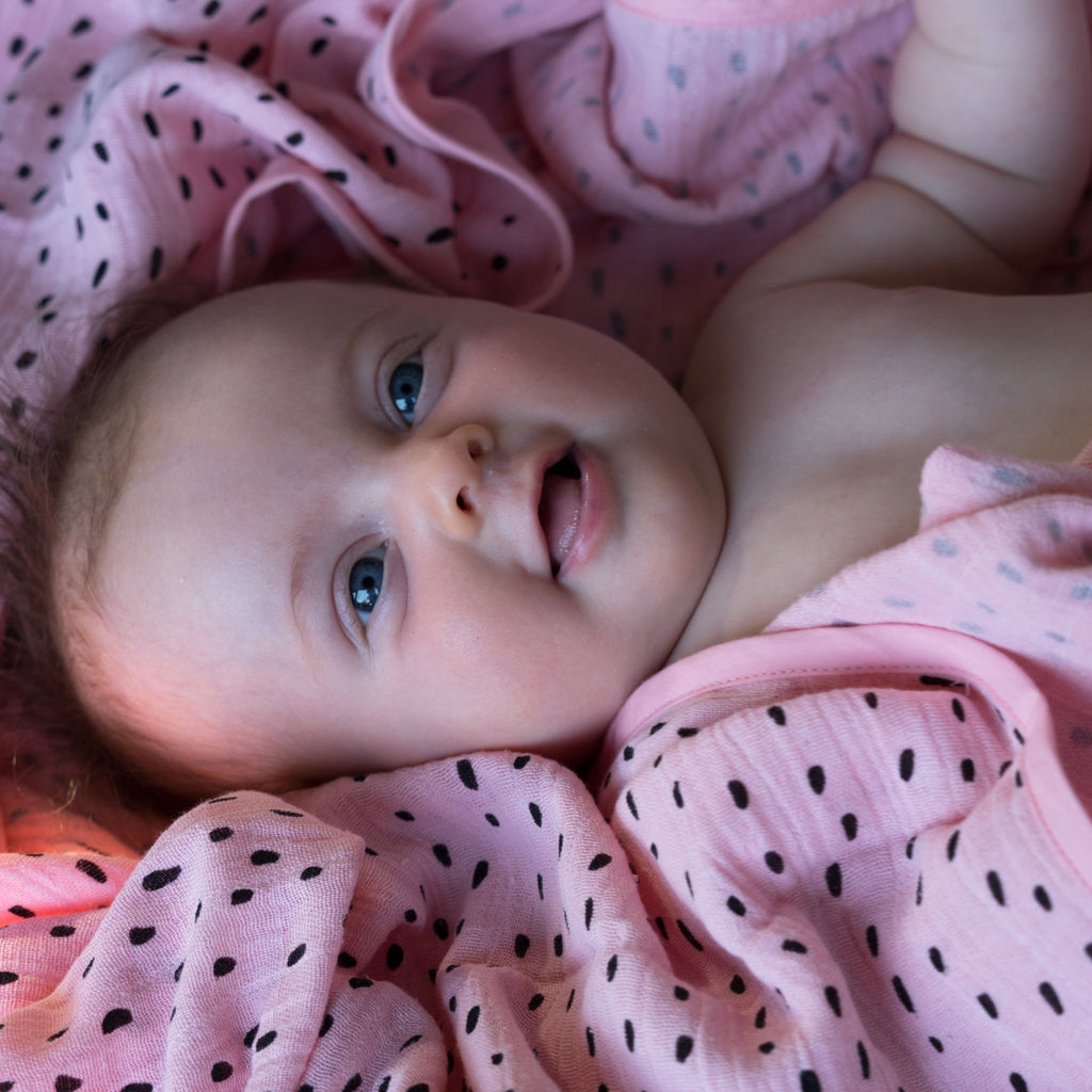 Rosy Day Organic Muslin Baby Wrap - Acorn Kids Accessories