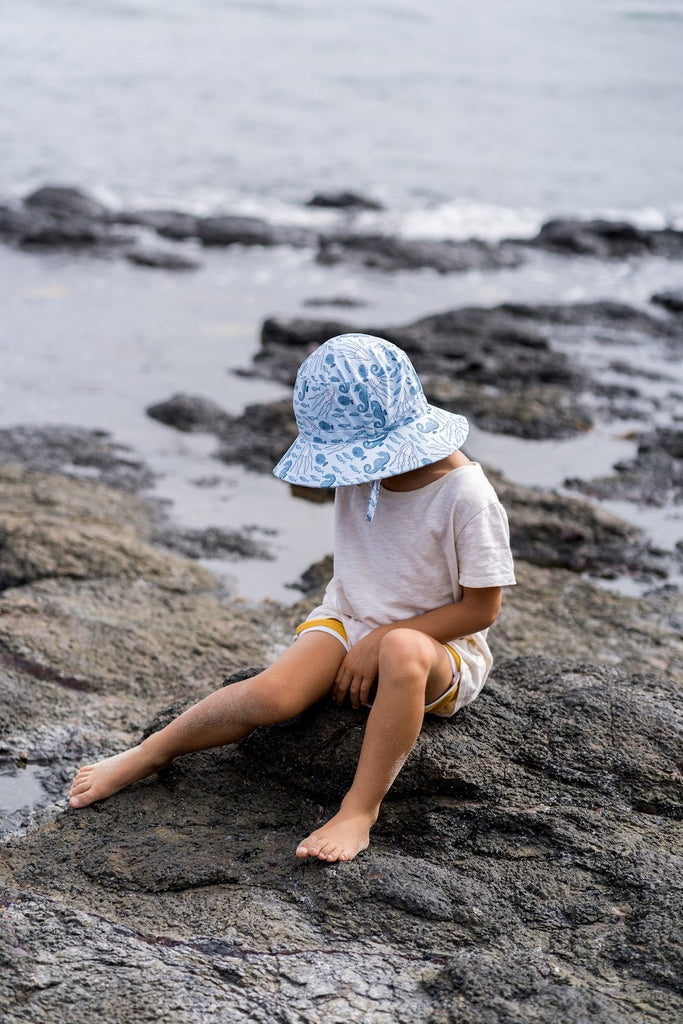 Sea Creatures Swim Bucket Hat - Acorn Kids Accessories
