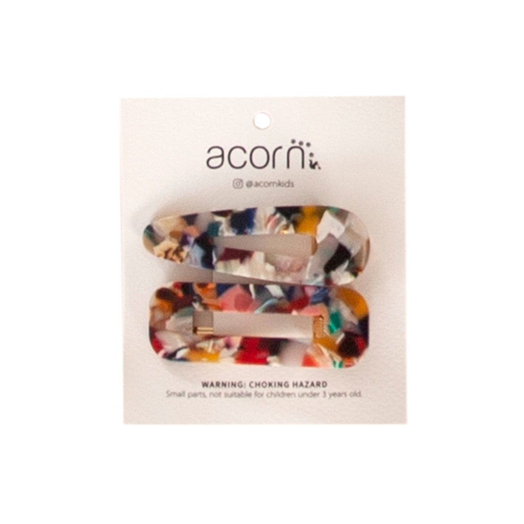 Shell Hair Clip Multi - Acorn Kids Accessories
