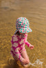 Strawberry Swim Flap Cap - Acorn Kids Accessories