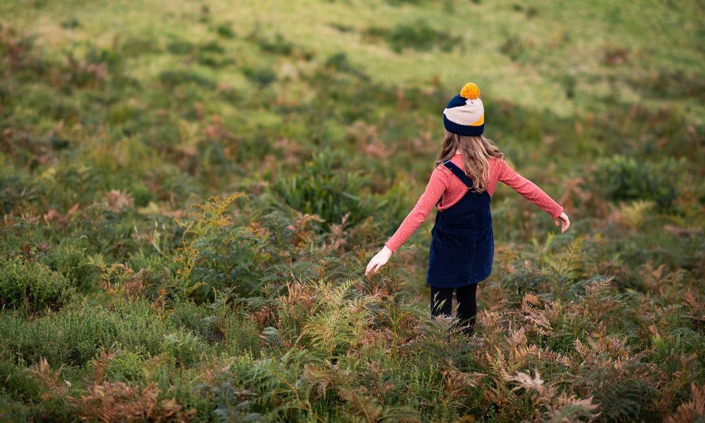 Stripes Beanie Navy - Acorn Kids Accessories