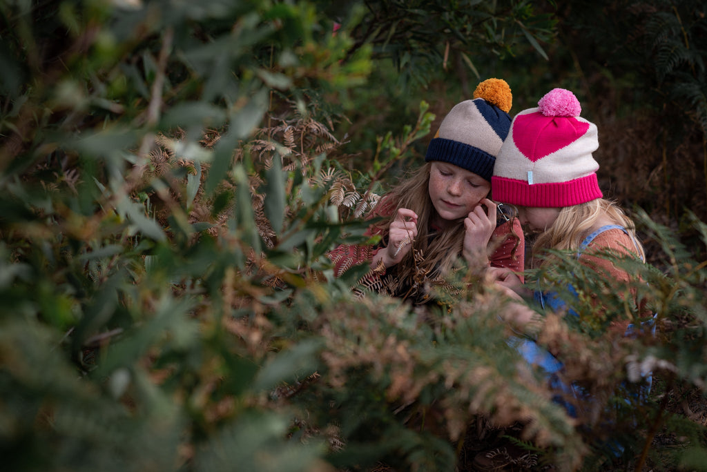 Stripes Beanie Navy - Acorn Kids Accessories
