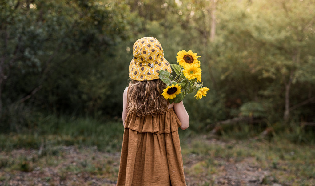 Sunflower Bucket Hat - Acorn Kids Accessories