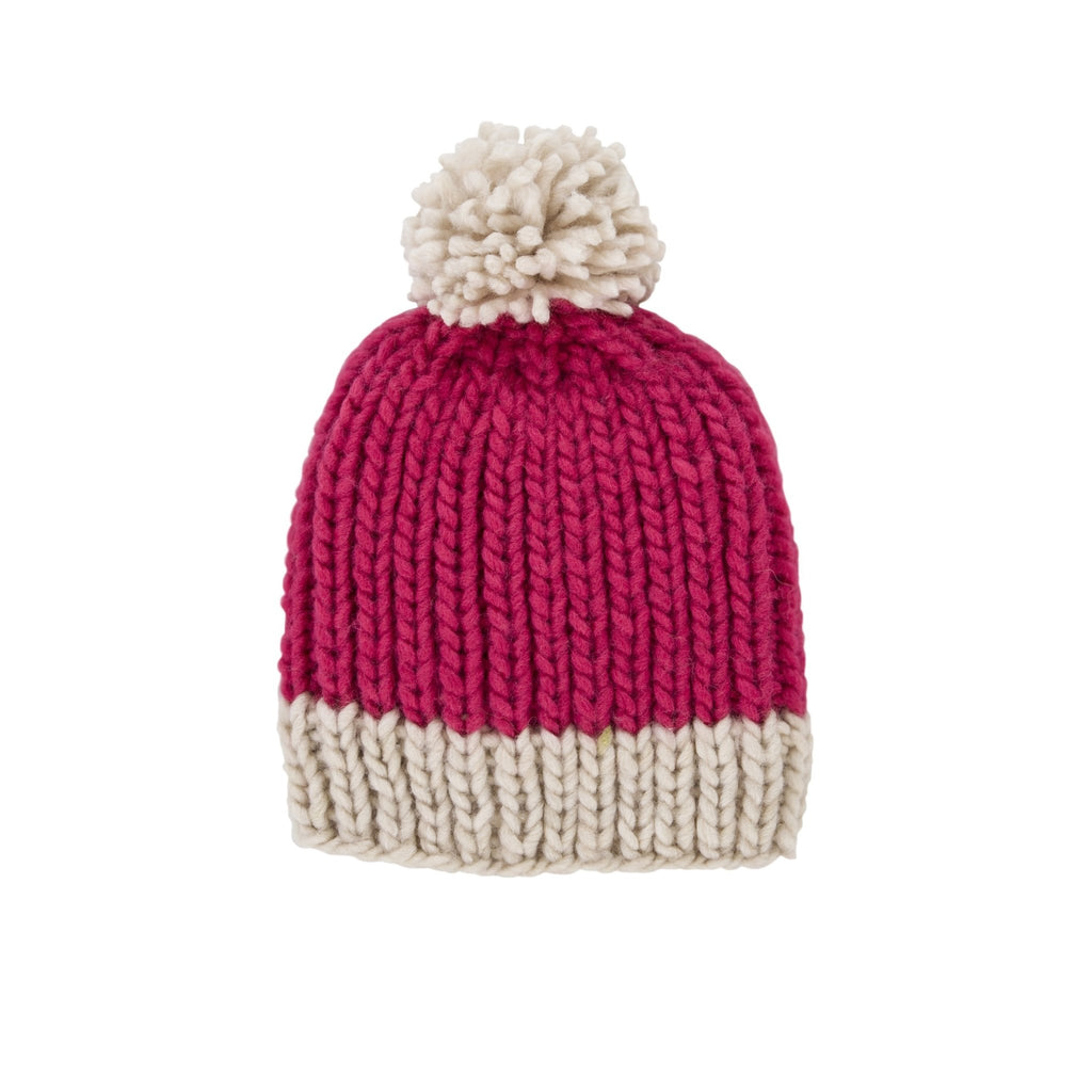 Traveller Chunky Beanie Fuschia - Acorn Kids Accessories