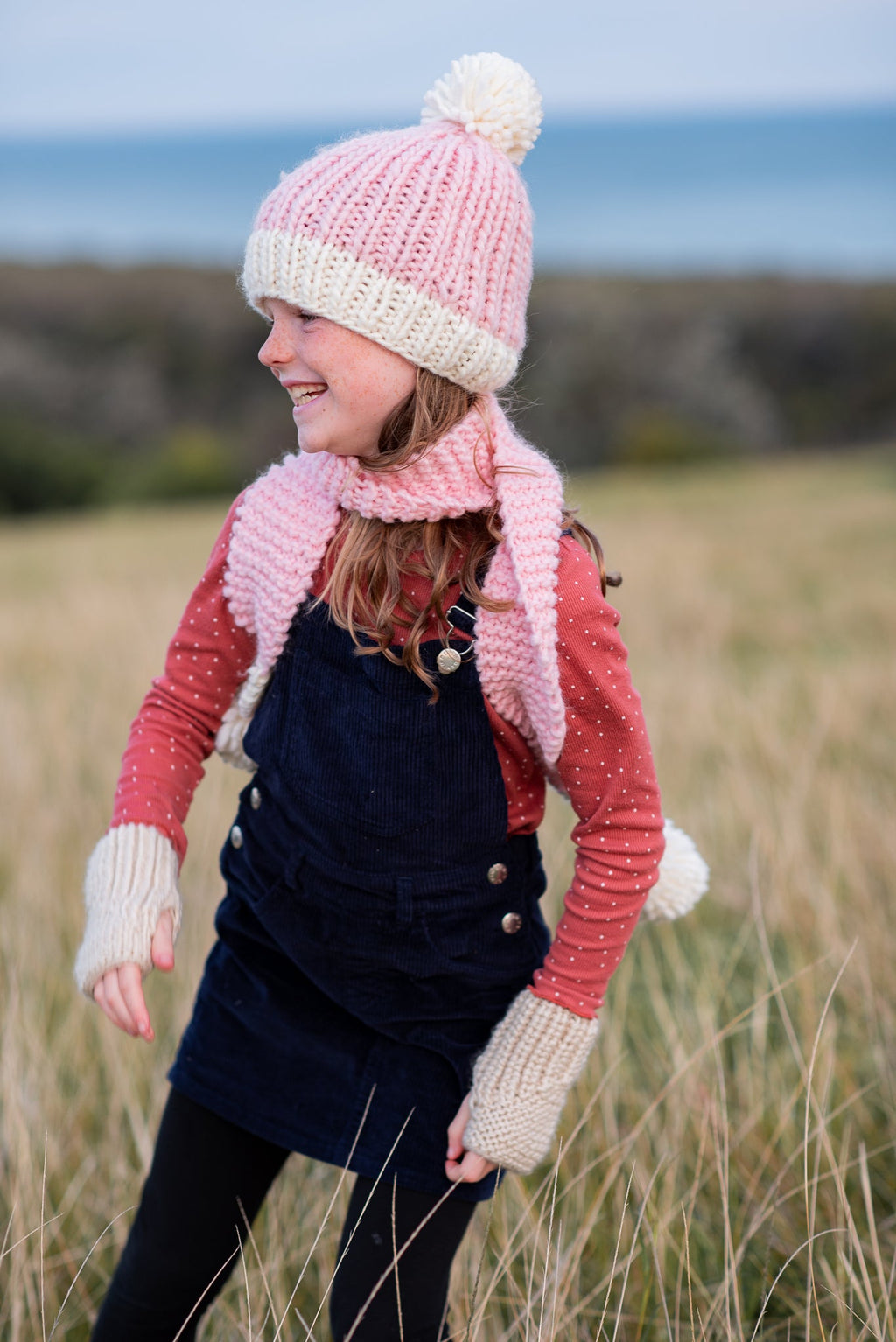 Traveller Chunky Beanie Pink - Acorn Kids Accessories