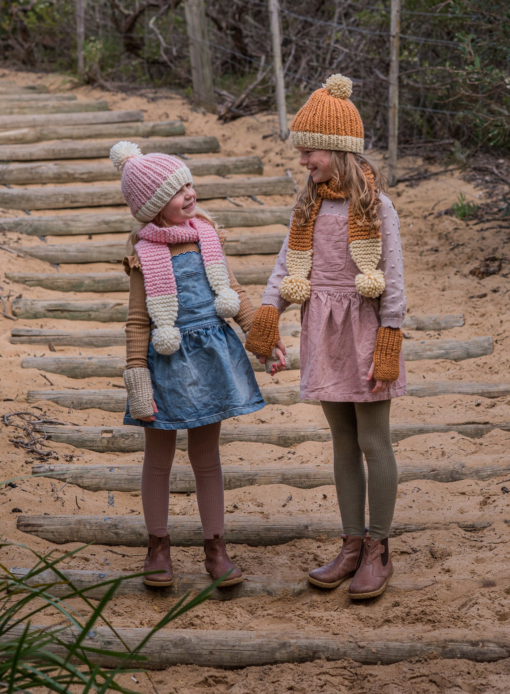 Traveller Chunky Beanie Pink - Acorn Kids Accessories