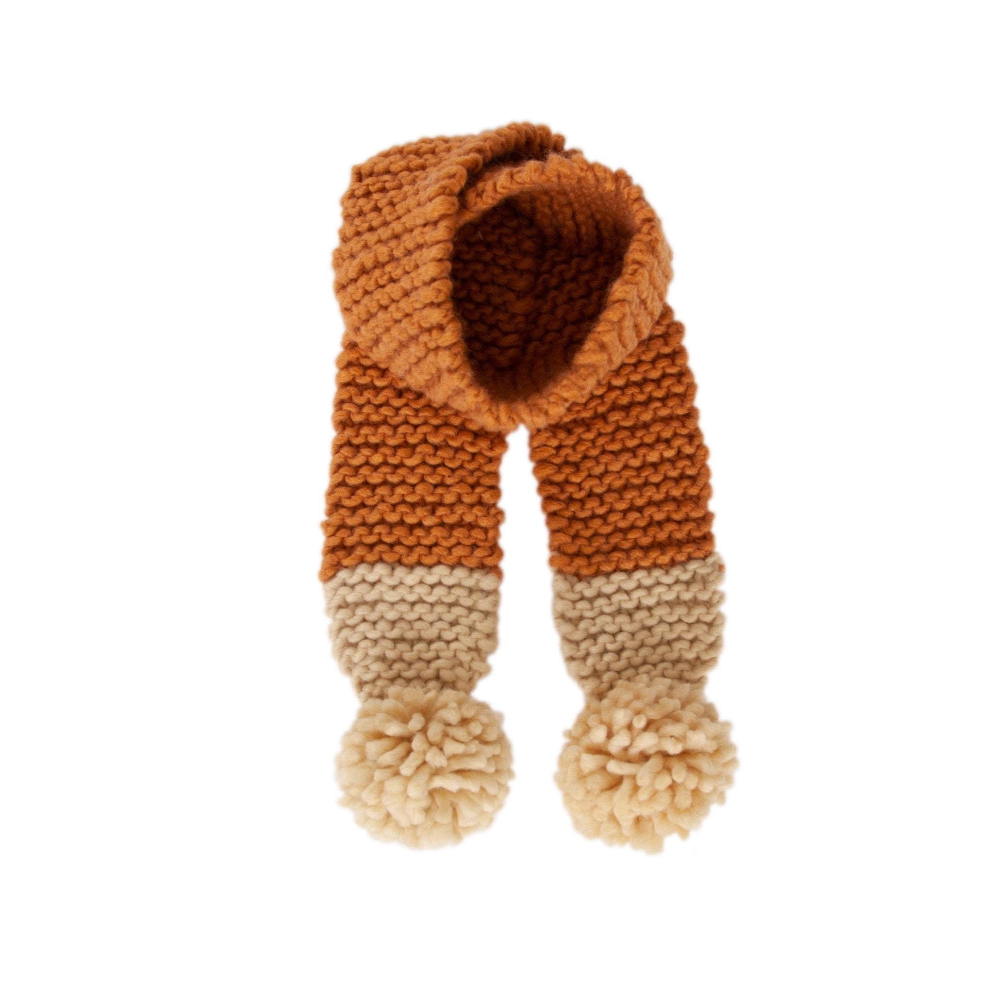 Winter Scarf - Caramel/ Chocolate main image 0