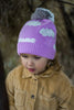 Up in the clouds Beanie Lilac - Acorn Kids Accessories